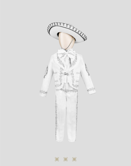 Traje de Charro plata 10-037