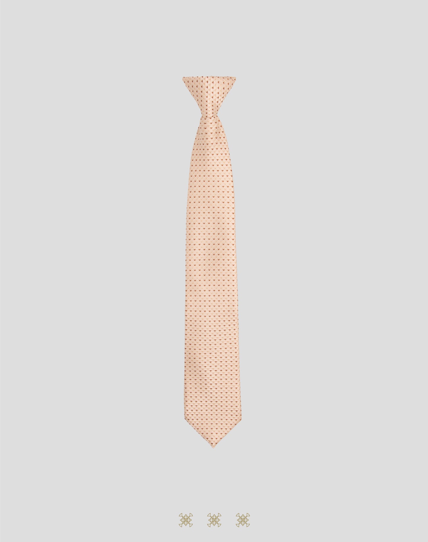Corbata hueso con nudo 33-087