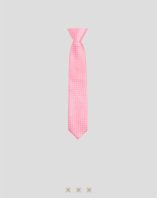 Corbata Rosa con nudo 40-005