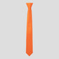 Corbata Naranja con nudo 40-006