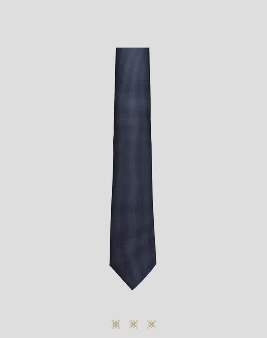 Corbata azul sin nudo 70-003